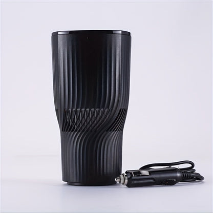 Car Cup Warmer & Cooler 2-in-1 – 12V Electric Heated & Cooled Beverage Holder for Car, Heats to 140°F Cools to 21°F, Smart Auto Mug Warmer for Commuters, Travelers & Road Trips