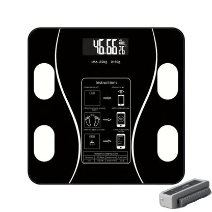 Digital Bathroom Scale 396lb – High-Precision Body Fat Scale with HD LCD Display, Temperature Reading, kg/lb Switch, Extra-Wide Platform, Electronic Body Weight Scale for Home & Bathroom, Multiple Styles