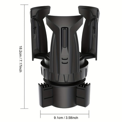Automatic Car Cup Holder Extender, Adjustable Car Cup Insert Auto Accessories, Suitable for 24/32/45/50oz Travel Thermal Cups and Water Bottles, Large Water Bottle Rack