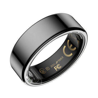 Smart Ring Health Fitness Tracker - Sleep Monitor Heart Rate Temperature Blood Pressure Pedometer Calorie Menstrual Cycle Tracker, Bluetooth 5.0 Compatible with iPhone Android, No Subscription Fee