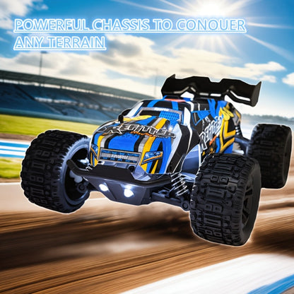 1:18 Scale RC Off-Road Car 35+ KM/H 4WD – 2.4GHz High Speed All-Terrain Remote Control Truck, Hobby Grade RC Racing Crawler for Kids & Adults, Birthday Gift, Blue or Red