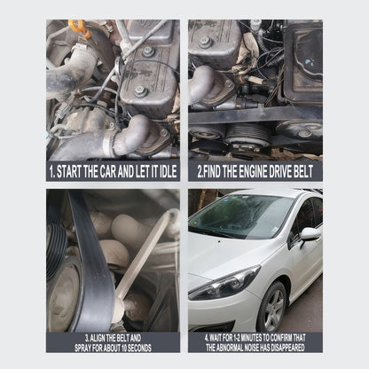 Engine Belt Conditioner 100ml - Noise Reduction, Wear Resistance & Elasticity Restorer, Anti-Aging Durable Coating for Drive Belts, Serpentine & Transmission Belts