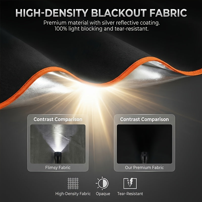 2026 New Portable Insulated Sunshade, a One-Piece Car Sunshade, Is a Titanium Silvery Upgraded And Thickened Sunshade Designed Specifically for Car Front Windshields. It Effectively Blocks Sunlight, Is Easy to Install