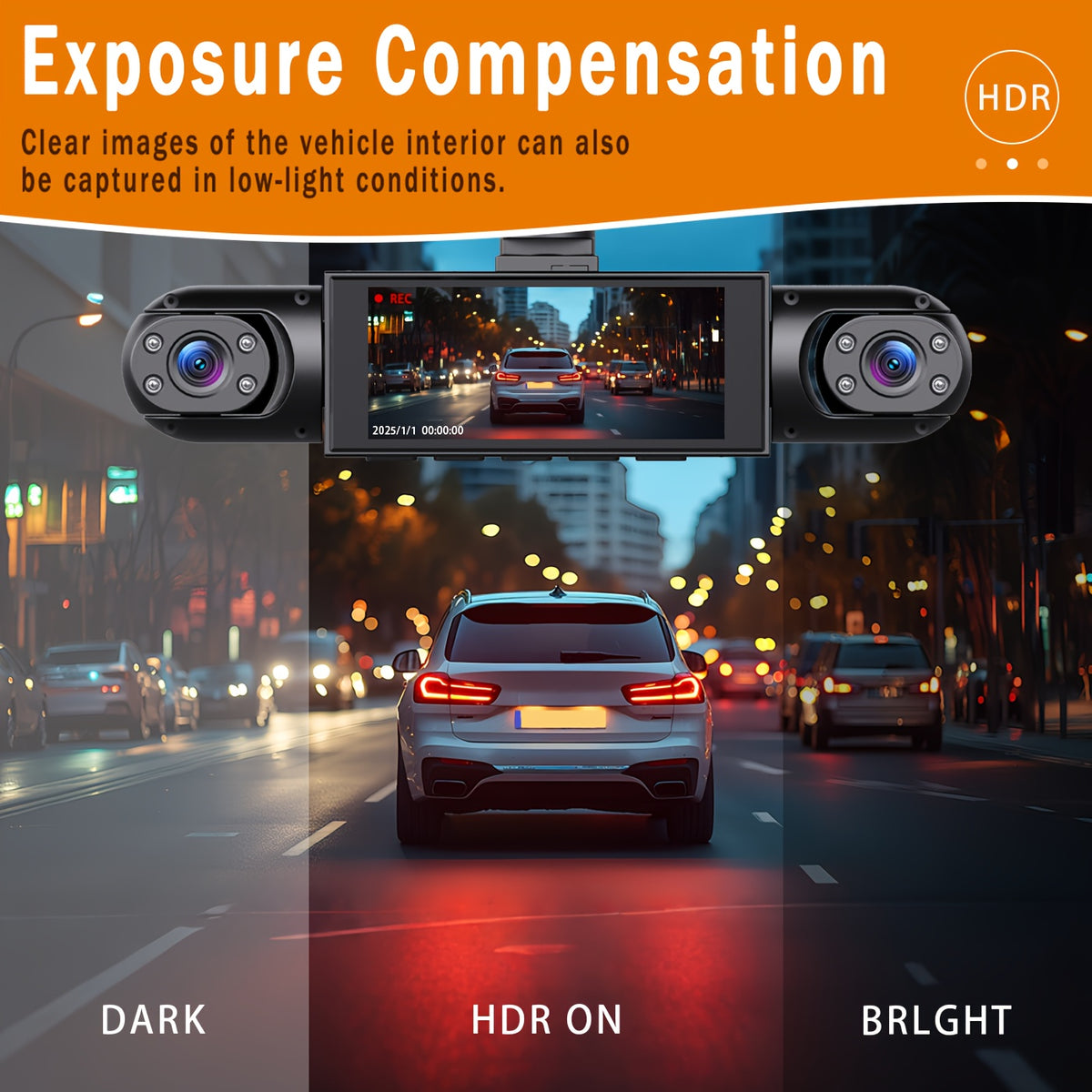 HOEMYER 360° Panoramic 4-Lens Channel 1080P HD Ultimate Safety Car DVR Set, 1080P Front And 720P Full Coverage Front, Rear, Left, And Right, Four-Screen Simultaneous Display, HD Night Vision, WDR, G-Sensor, Loop Recording - Car Accessories/Car Dashb
