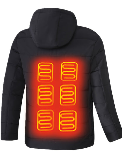 Men's Heated Button-Front Jacket