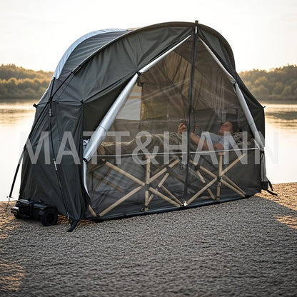 Ultralight Single Person Bicycle Tent with Mesh Ventilation – Freestanding, Easy Setup, Carbon Steel Poles, 3-Season – Lightweight Camping Tent for Cycling, Backpacking & Fishing
