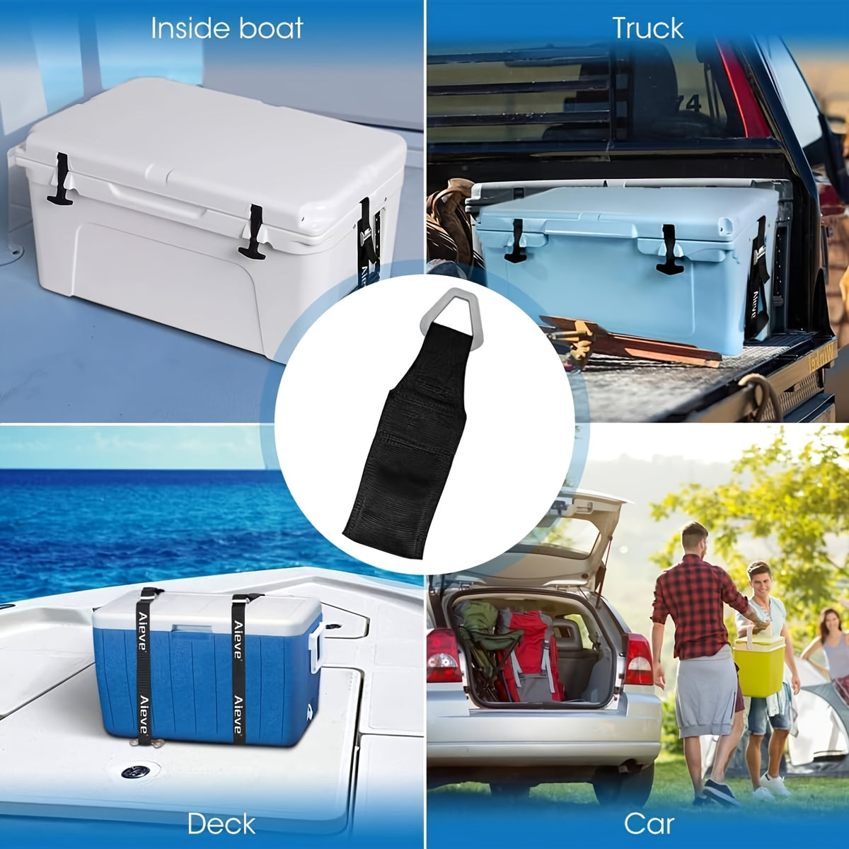 EZ Bed Anchor - Heavy Duty Truck Bed Tail Anchor with 100 Lbs of Pull Strength, Secure Cargo Straps, Ratchet Straps, Tie-Down Straps - Suitable for Pickup Trucks, Trailers, Suvs - Easy Installation, Truck Bed Additions, Trailer Additions