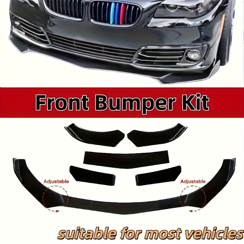 Tail Wing Exterior Body Kit|Rear Wing Kit|Universal Front Bumper Lip Kit|Rear Diffuser|Sedan Rear Trunk Lid Wing|Car Spoilers|Car Modification Tail Decoration|ABS| Universal|Providing Excellent Aerodynamics|Car Accessories|Thicker Version
