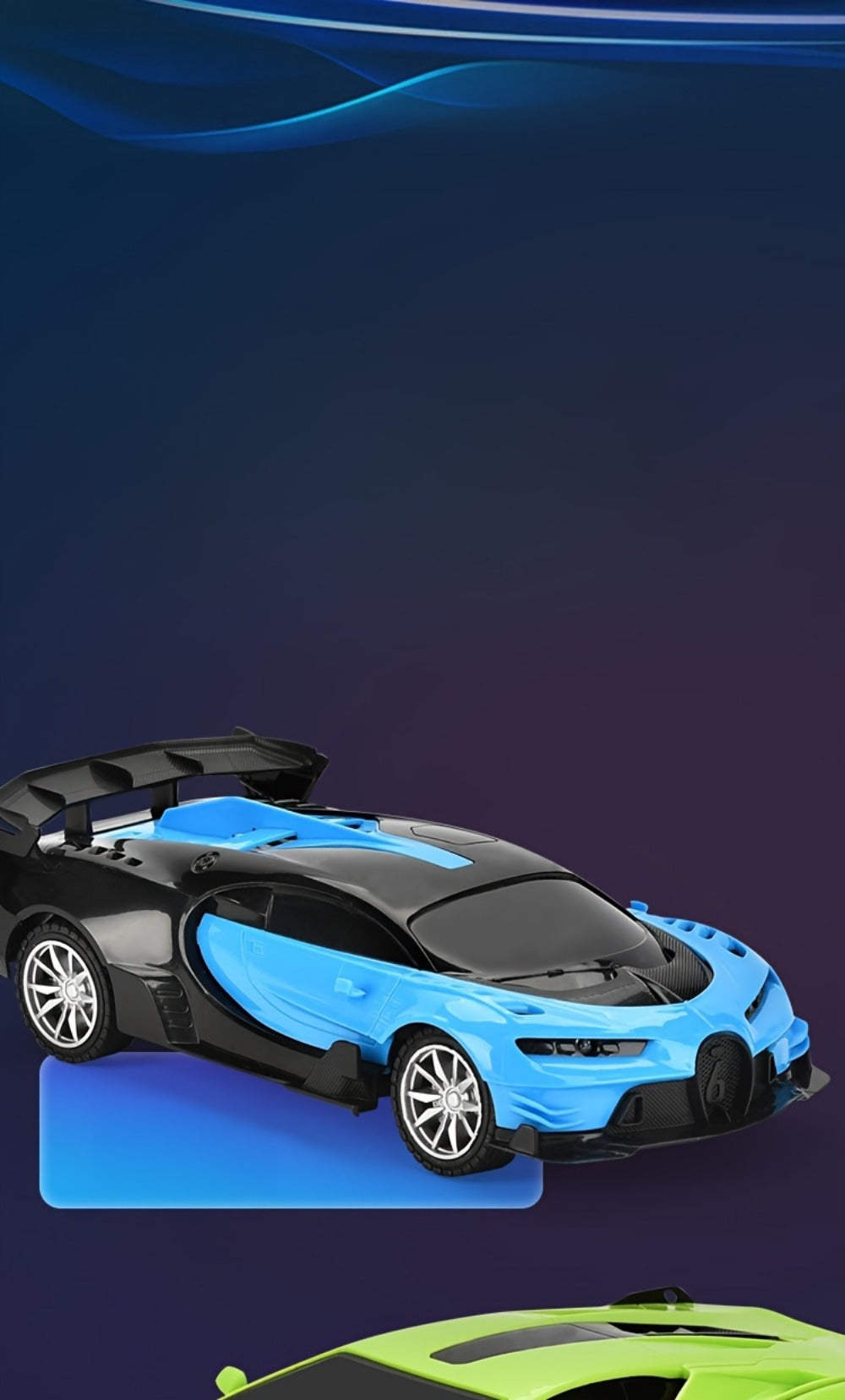 High-Speed Drift RC Car 1:24 Scale with LED Lights 4-Channel Simulation Model Remote Control Car for Kids Boys Girls – Green Blue Black Red Black, Birthday Christmas Halloween Gift Ages 6+