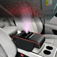 Starry sky top armrest pad black and red line