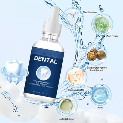 Oral Care Drops with Hydroxyapatite – True Tooth Care Solution for Cavity Protection, Enamel Strengthening & Sensitive Teeth, Daily Gum Health & Fresh Breath Formula, 2.03oz – Ideal Gift