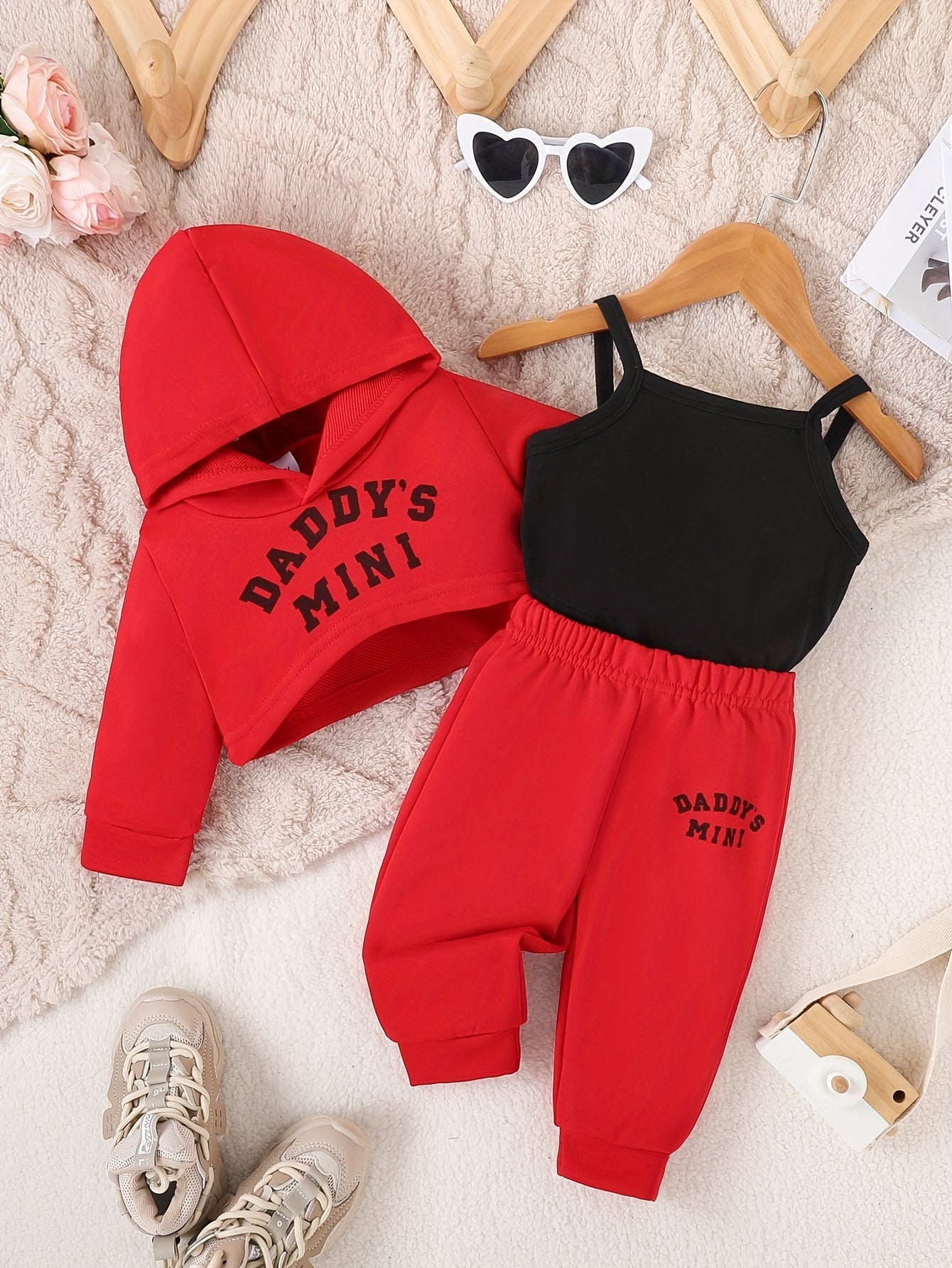 Baby Girl Casual Outfit Set - Sleeveless Winter