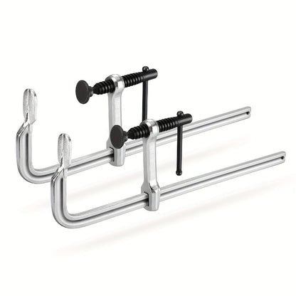 Bar Clamps 12 Inch 2-Pack – Jorgensen Light-Duty Drop Forged Steel Clamps for Woodworking, Welding & DIY Projects, Heavy-Duty Grip Bar Clamp Set