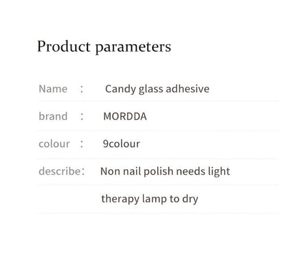 Candy Glass Gel Nail Polish Set 9 Colors Gradient Effect — Fall Winter Shades Translucent Glass-Like Finish Long-Lasting Durable Nail Art for Salon & Home Manicure Gift Women