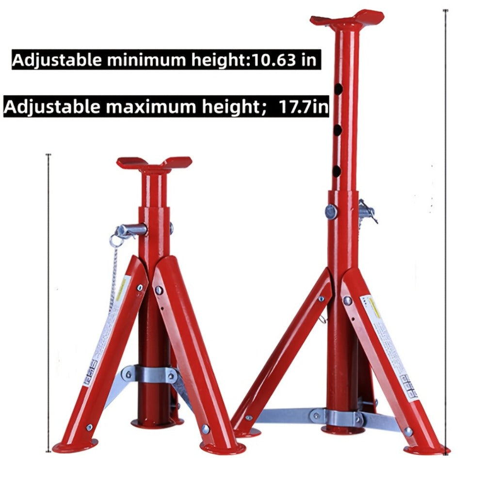 Jack Stands & Hydraulic Floor Jack - 3 Ton Jack Stands 2-Pack or 2 Ton Horizontal Hydraulic Jack for Vehicle Lifting & Auto Repair