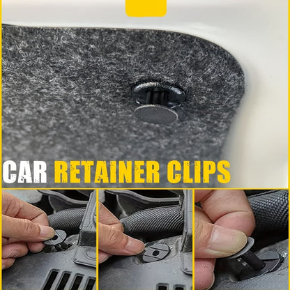 Car Push Retainer Clips Assortment Kit - 16 Sizes Nylon Bumper Fender Plastic Rivets & Auto Fasteners with Removal Tool & Cable Ties, Universal Fit for Most Vehicles (115 / 635 / 640 / 1290 Piece Set)