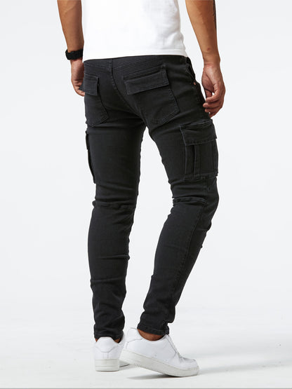 Men's Cargo Pants - Slim Fit With Pockets