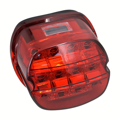 Harley Davidson LED License Plate Light with Turn Signal for Sportster Dyna Touring Road King Electra Glide - Brake Running Lamp