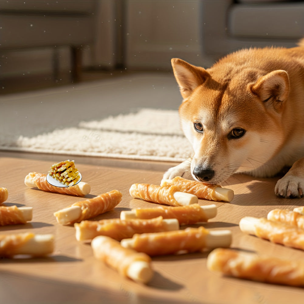Dog Treats High Protein Training Sticks Chicken Duck Sweet Potato Milk Flavor Healthy Digestible Reward Snacks for Small Medium Large Dogs 200g 400g
