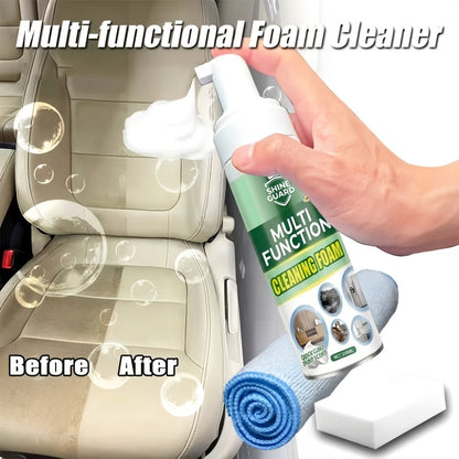 Multi-Purpose Foam Cleaner Spray – Fast-Acting Cleaning Mousse for Kitchen Degreasing, Stove, Bathroom, Floor, Car Interior & More, All-Surface Foam Formula