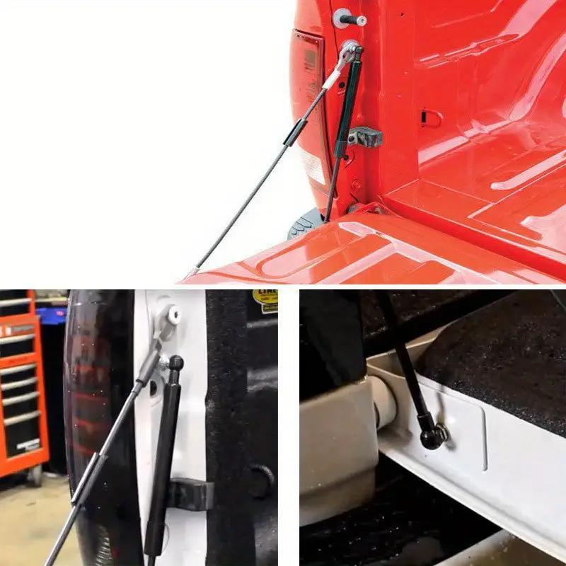 1set for RAM 1500 2500 3500 F-150 2004-2014 Rear Rod - Tailgate Lift Bracket for Rear Gas Damper Support Rod, Metal Major Material, Attachment support rod rear air shock absorber, Car stay