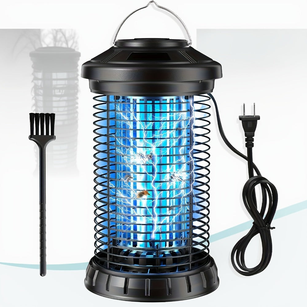 Portable Bug Zapper 4200V – Electric Mosquito Killer & Indoor Fly Trap, UV Insect Zapper for Home, Bedroom, Kitchen, Backyard & Camping, Chemical-Free Bug Repellent Mosquito Trap – Black