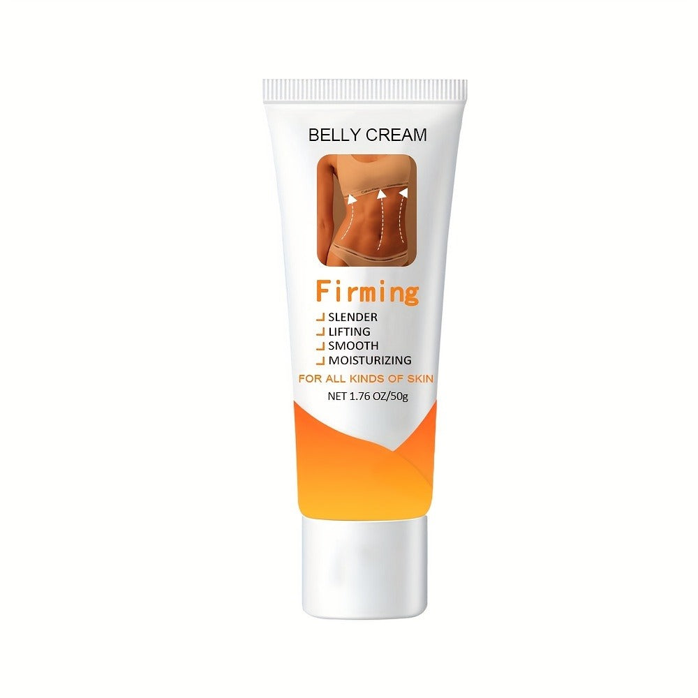 Belly Firming Cream 50g Jojoba Oil & Caffeine Tightening Body Moisturizer for Belly Butt & Thighs – Skin Firming Massage Cream to Improve Elasticity & Tone, Daily Body Care Self-Care Gift for Women