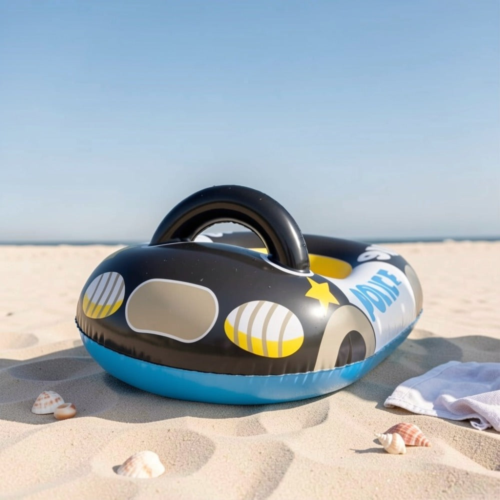Car Inflatable Pool Float for Kids – Fun Novelty Swim Ring Floatie Tube for Swimming Pool, Lake, Beach & Summer Pool Party, Cool Car Design Water Toy, 1 Pack