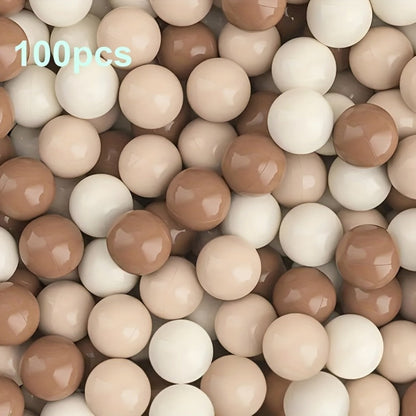 Ball Pit Balls 100/200 Pcs for Babies Toddlers Non-Toxic PE Colorful Ocean Play Balls for Ball Pit Pool Hand Foot Coordination Sensory Toy Birthday Gift Boys Girls