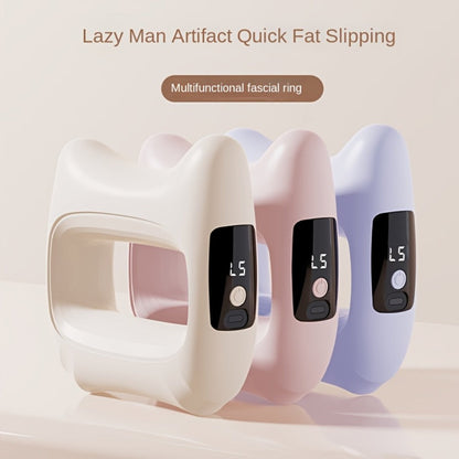 Massage Ring Fascia Massager – Mini Neck Waist & Full Body Muscle Relaxing Ring with Massage Belt, Multi-Function Fitness Relaxation Tool for Back, Waist & Neck, Portable Gift for Men Women
