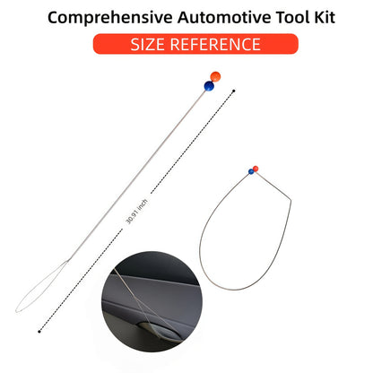 Air Wedge Pump Emergency Car Open Unlock Tool Auto Window Door Open Fixing Gripper Tools Long Grabber Hooking Key Lost Hand Tools, Without Battery