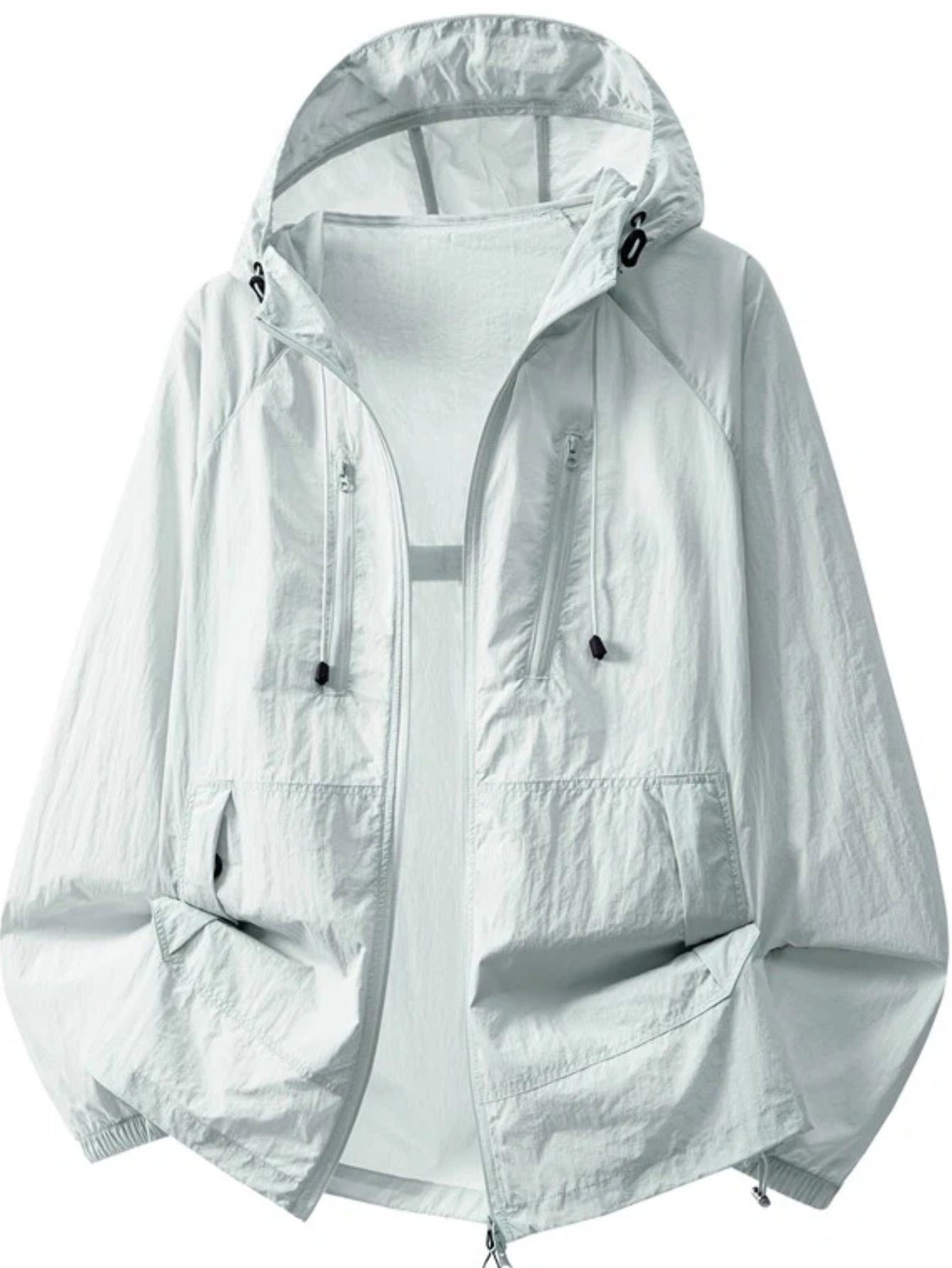 Men's Lightweight Hooded Fishing Shirt - Breathable Nylon Sun Layer