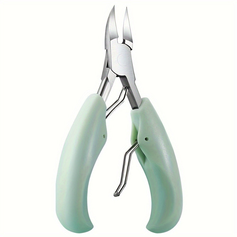 Toenail Clippers for Thick Nails & Ingrown Toenails 3 Pack Sharp Curved Blade Surgical Steel — Double Spring Ergonomic Podiatrist Nail Clipper for Men Women Seniors, Professional Pedicure Tool
