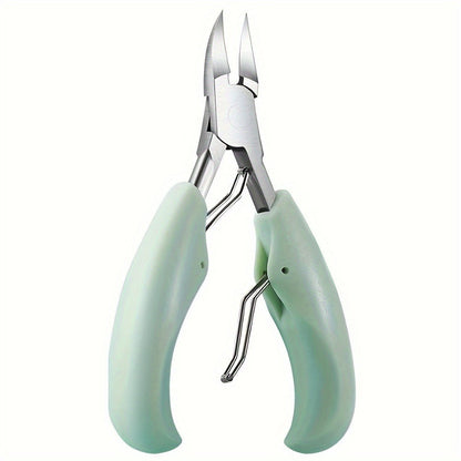 Toenail Clippers for Thick Nails & Ingrown Toenails 3 Pack Sharp Curved Blade Surgical Steel — Double Spring Ergonomic Podiatrist Nail Clipper for Men Women Seniors, Professional Pedicure Tool