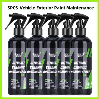 Ceramic Coating Spray for Cars – Paint Protection & High-Gloss Finish, Fast-Apply Car Detailing Coat