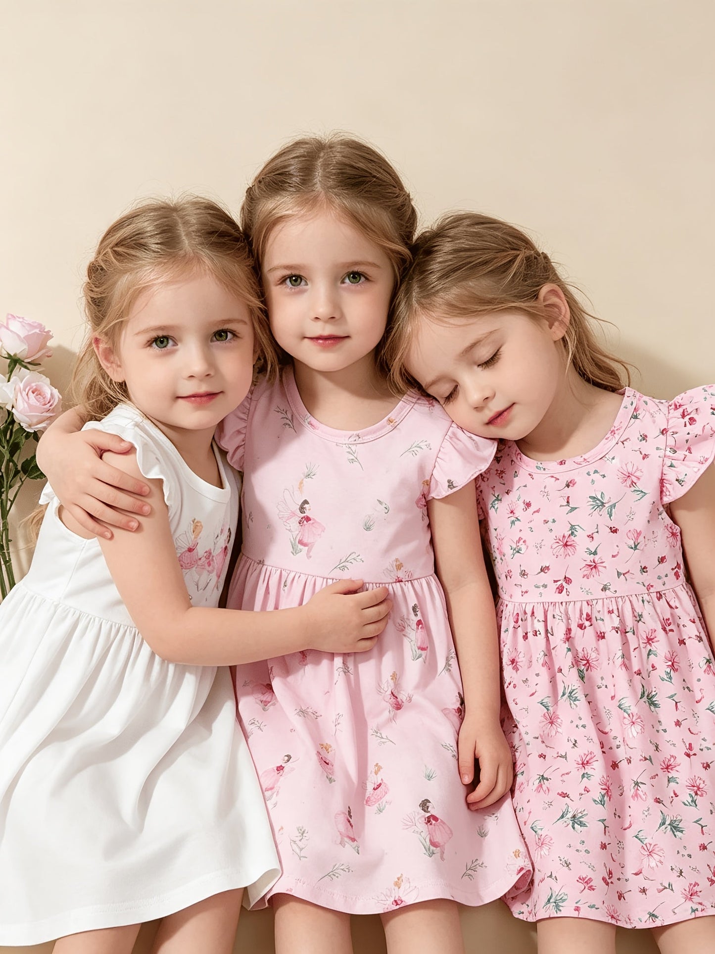 Baby Girl Dress Set - Coordinated Outfit 032357
