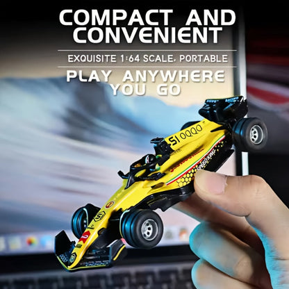 Mini RC Racing Car 1:64 Scale 2.4G Alloy Die-Cast 4WD Drift Toy Car with Lights & Adjustable Speed – Indoor Outdoor RC Car for Boys | Collection Gift Set | Best Birthday Christmas Party Toy