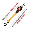 Automatic Retractable Ratchet Strap, Speed Control for Retrieval, Available in 2 Specifications, Hook Lock And Storage Bag for Securing Goods, Motorcycle Transportation And Towing, The Best Gift Choice for Christmas And Festive Occasions