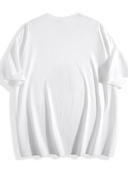 Men's Oversized T-Shirt - Round Neck Short Sleeve Weekend Style