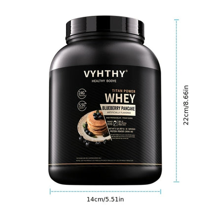 Whey Protein Powder Isolated & Hydrolyzed Blend with BCAAs – Low Carb Sports Nutrition Shake for Women, Strawberry Blueberry Vanilla Flavors