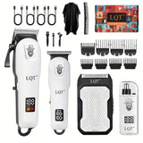 White Hair Clipper 4-piece Set