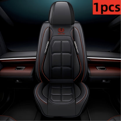 Car Seat Covers Faux Leather – Sporty Full-Coverage for Driver & Passenger, Universal Fit for Sedans, SUVs & Trucks, Green & Blue