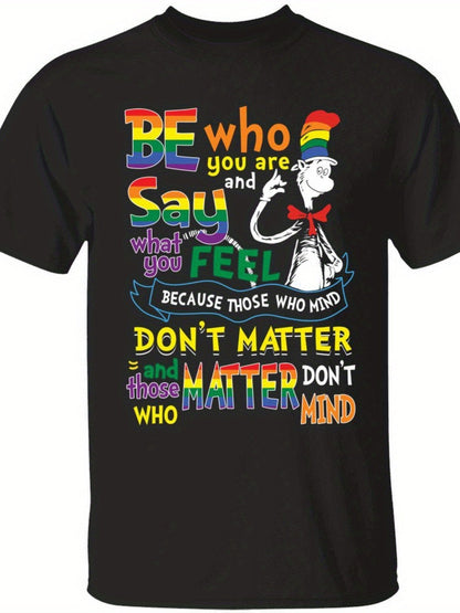 Unisex's Graphic Print T-Shirt - Short Sleeve 998629