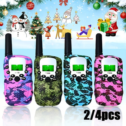 FRS Walkie Talkies 22 Channel 3 Mile Range VOX 99 Privacy Codes Kids Family Two Way Radio for Camping Hiking Cycling Outdoor