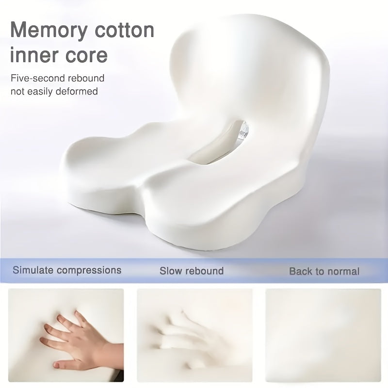 Comfortable Back Support Seat Cushion-soft, Supportive, Office Chair Game Chair Cushion Provides Hip Comfort For Long-term Sitting, Driving And Table Work, The Perfect Gift For The Back-to-school
