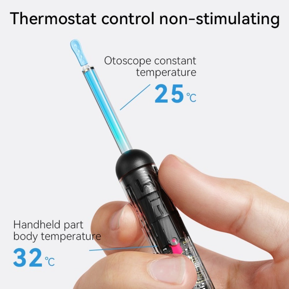 Upgraded 1080P Ear Wax Removal Tool with Camera & Storage Case – LED Light, iOS & Android Compatible, Complete Ear Cleaning Kit, Holiday & Birthday Gift for Whole Family