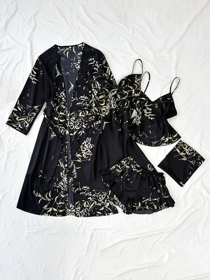 Women's Shorts Outfit Set - Printed Style 289701