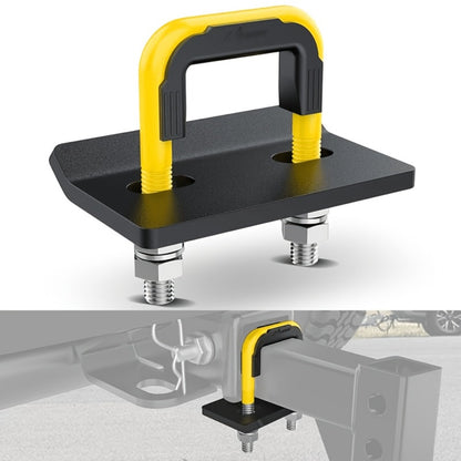 Trailer Hitch Tightener Anti Rattle Stabilizer 2 Inch Heavy Duty Steel U-Bolt with Rubber Cover Hitch Mount Wobble Eliminator for 2" Receiver - Multiple Colors