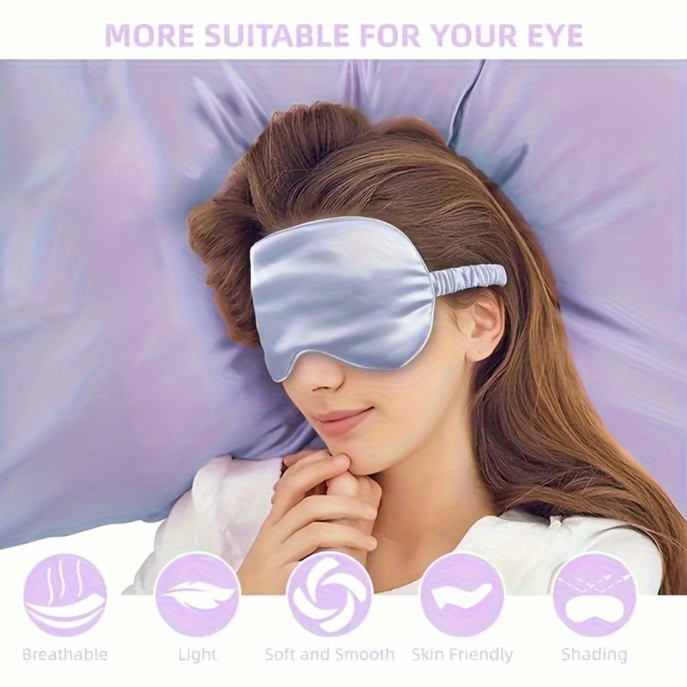 Heatless Curling Set 12pcs Overnight Sleep Hair Curlers Satin Sleep Cap Eye Mask Facial Roller Hairband Storage Bag No Heat Damage Frizz-Free All Hair Types Self-Care Gift Set Women Pink Black Purple