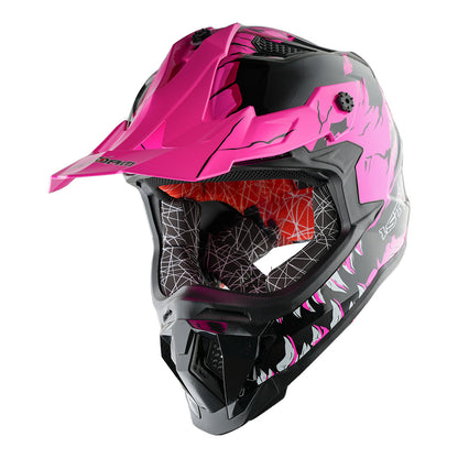 Adult Motorcycle Helmet ATV Dirt Bike Helmet Track Style